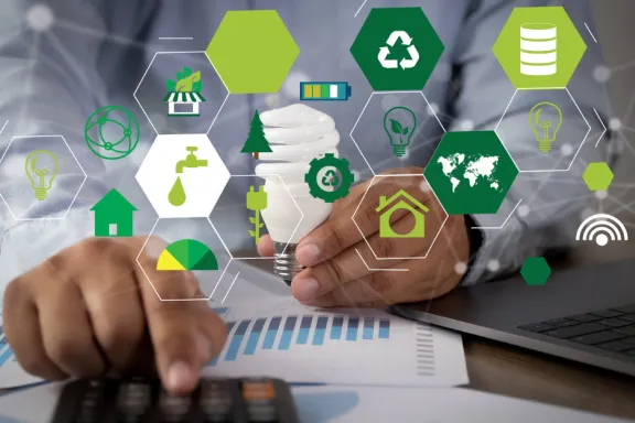 Bild von Nachhaltigkeit - auch am Arbeitsplatz ein großes Thema